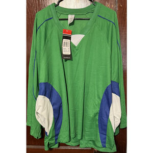 Kamazu Blank Practice Hockey Jersey Green Men’s Size XL (?) New With Tags